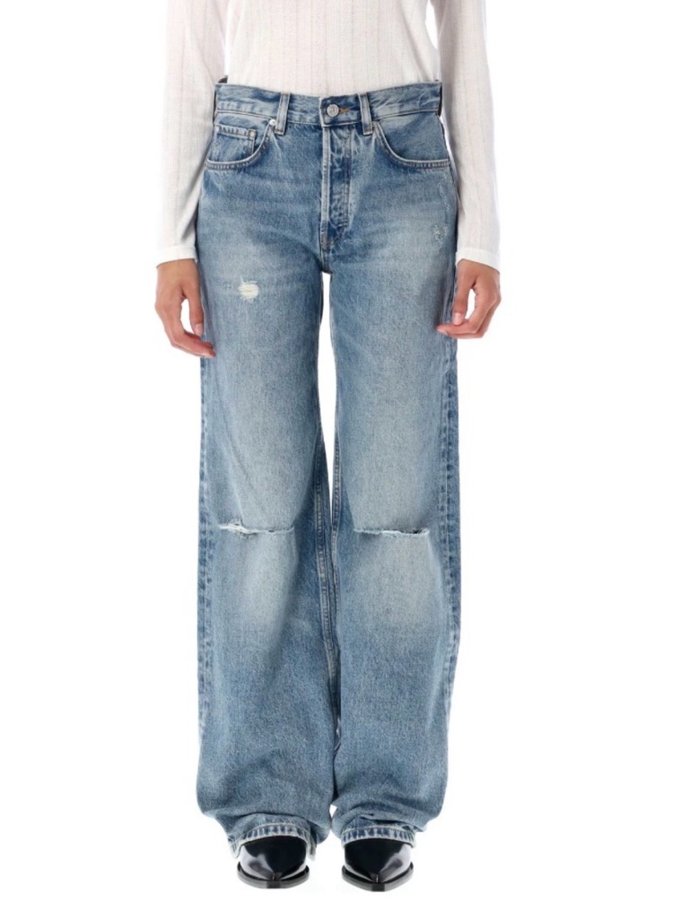 Anine Bing Hugh distressed jeans